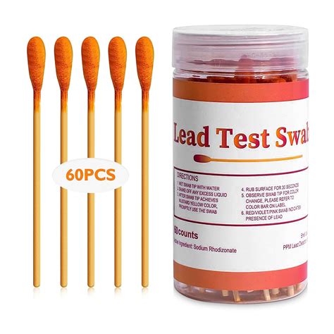 lead test swabs not working